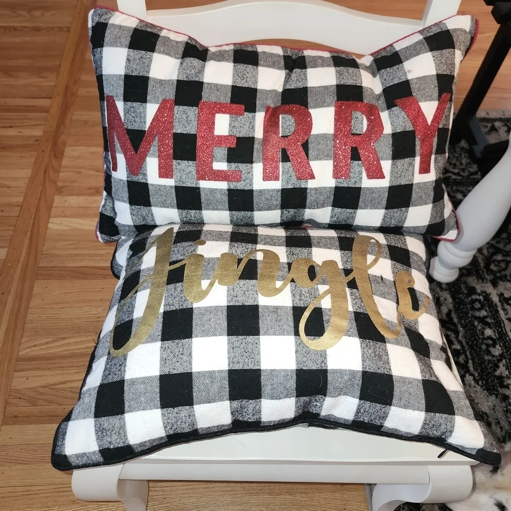 Two holiday Pillows